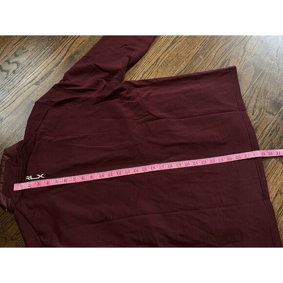 NWT RLX Wool Blend Performance Full Zip Hybrid Jacket Maroon Red Mens Sz XL $248 - Picture 10 of 10